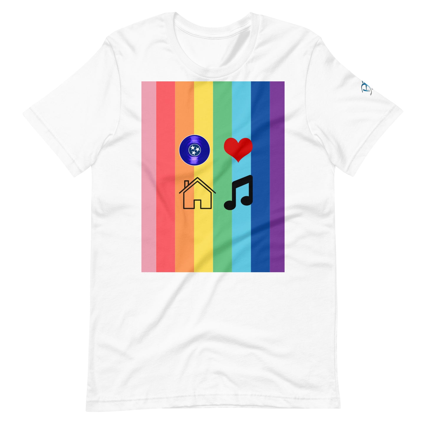 DjEgo TN Loves House Music Pride Unisex t-shirt