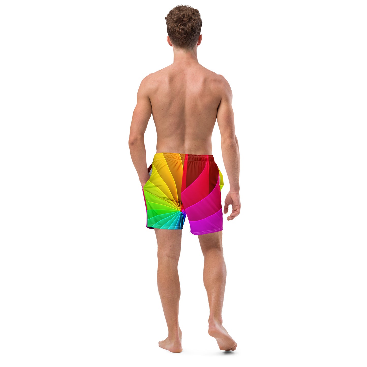 Logarithmic Spiral Men's Swim Trunks