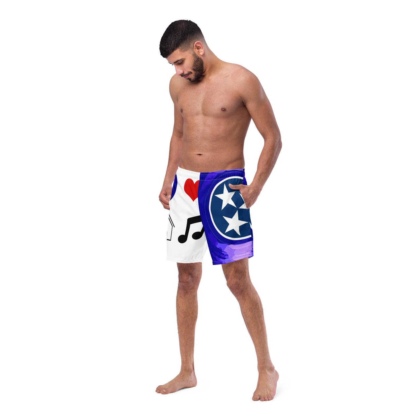 TN Love House Music Men's Swim Trunks