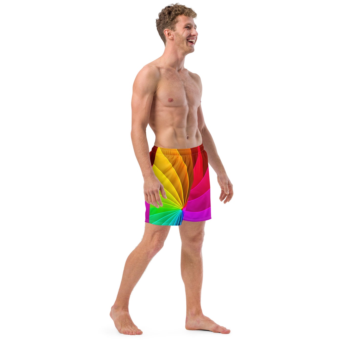 Logarithmic Spiral Men's Swim Trunks