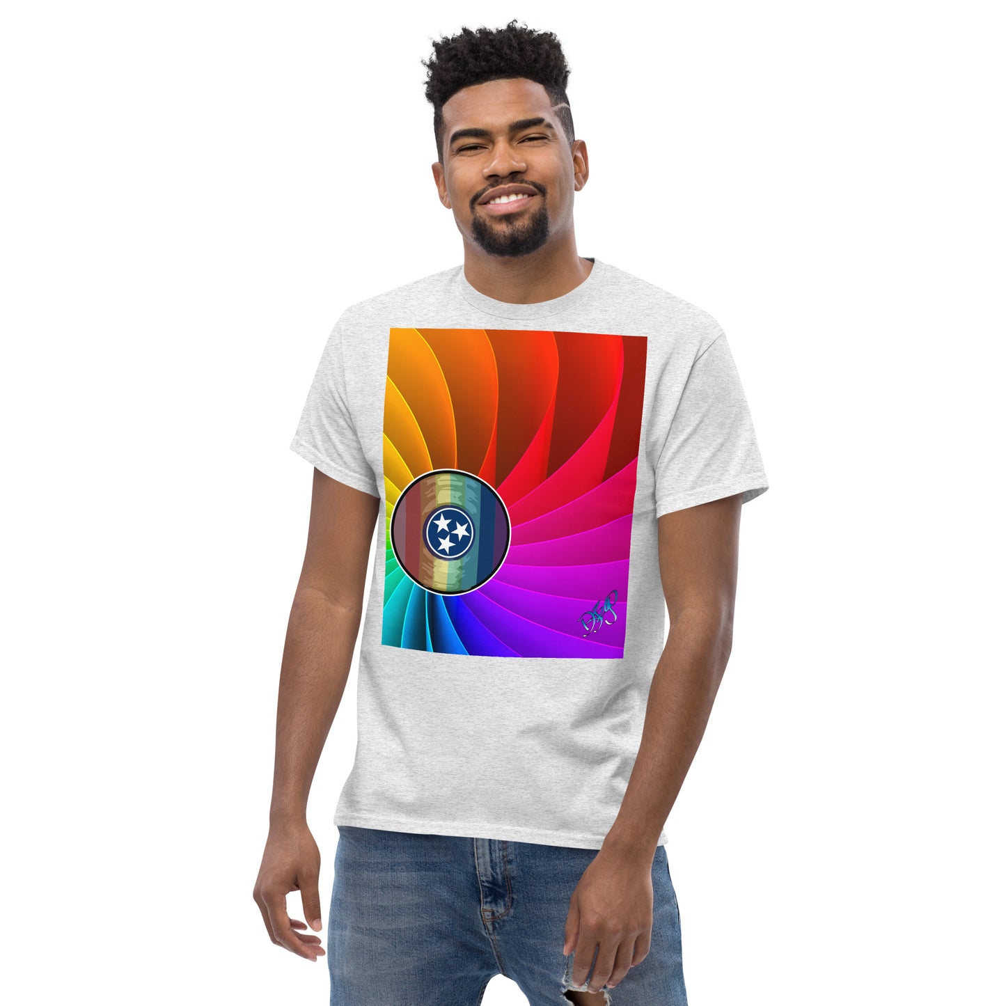 TN Pride Logarithmic Spiral Men's classic tee