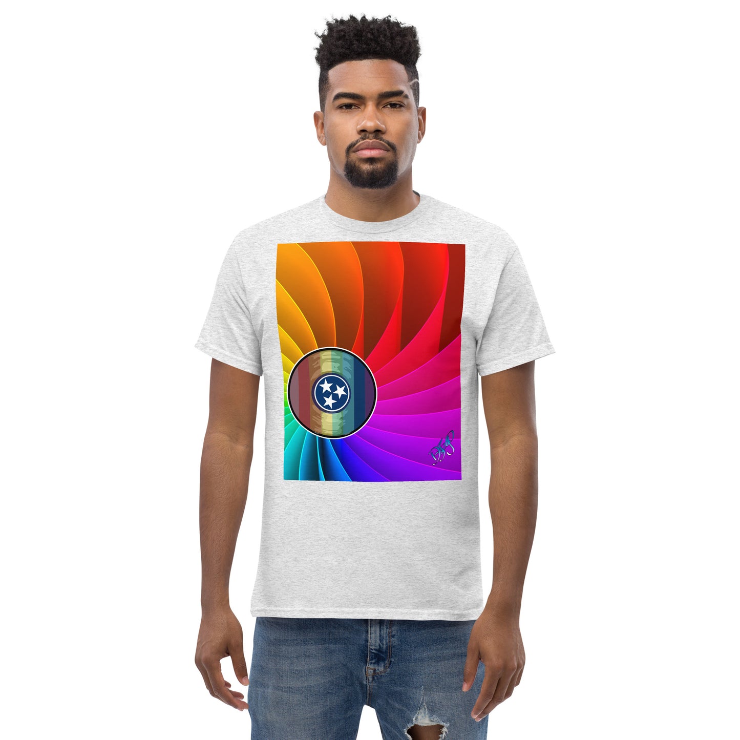 TN Pride Logarithmic Spiral Men's classic tee