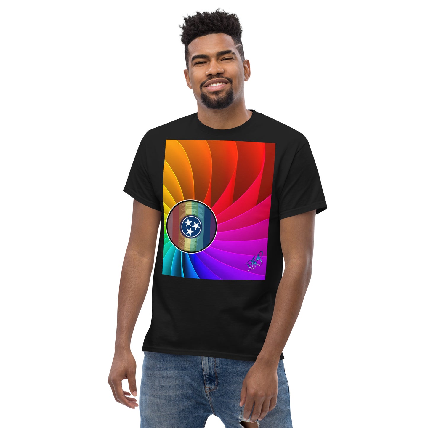 TN Pride Logarithmic Spiral Men's classic tee