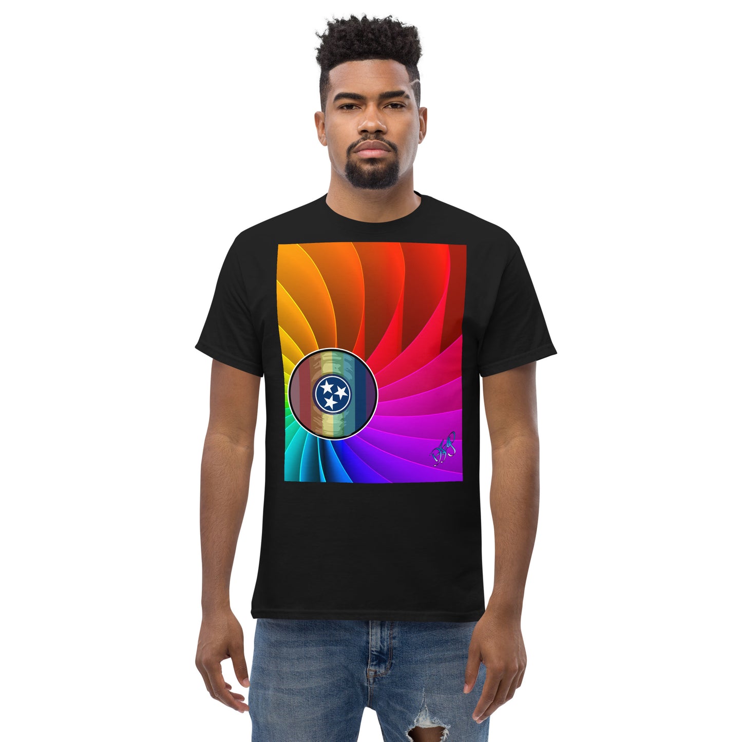 TN Pride Logarithmic Spiral Men's classic tee