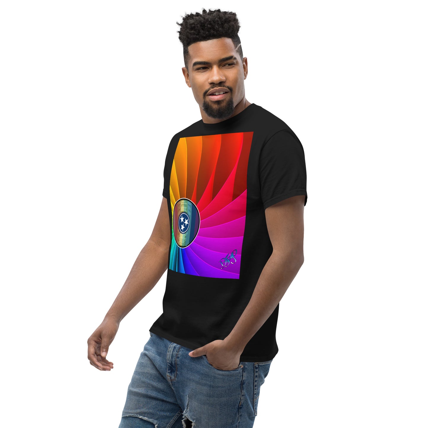 TN Pride Logarithmic Spiral Men's classic tee