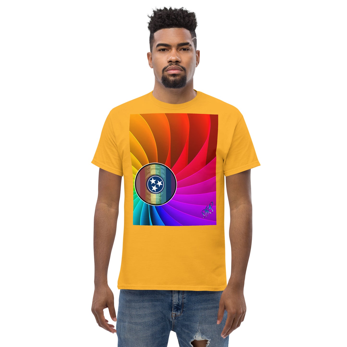 TN Pride Logarithmic Spiral Men's classic tee