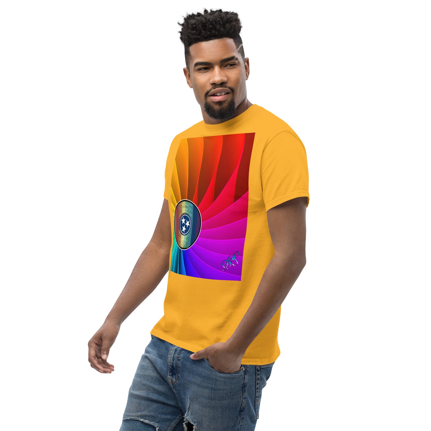 TN Pride Logarithmic Spiral Men's classic tee