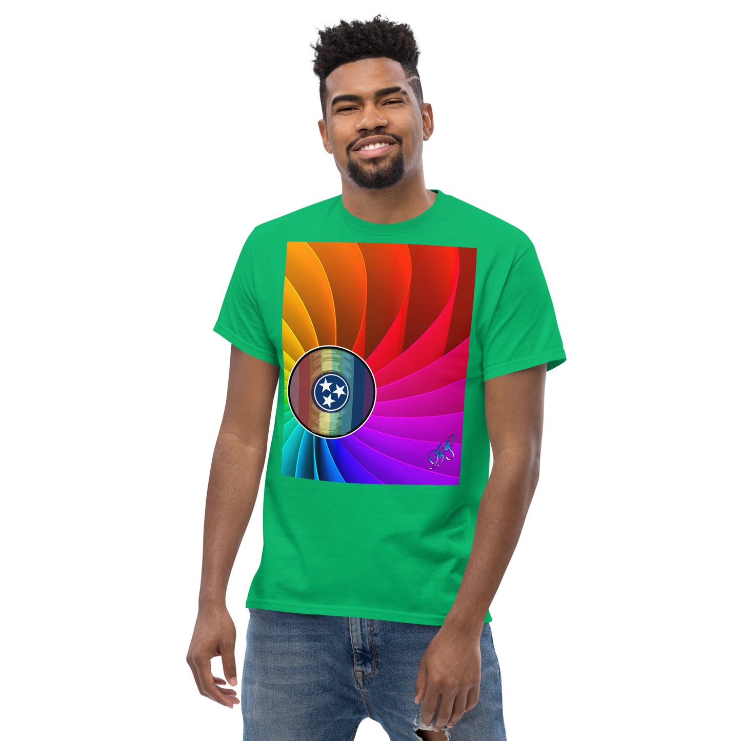 TN Pride Logarithmic Spiral Men's classic tee