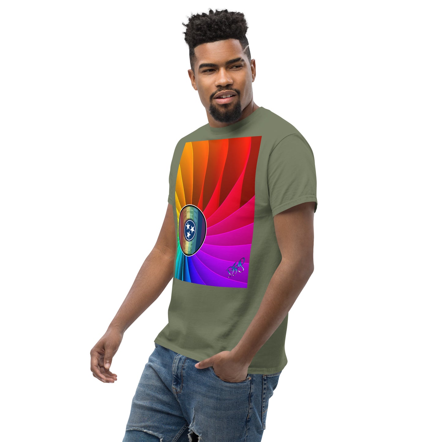 TN Pride Logarithmic Spiral Men's classic tee