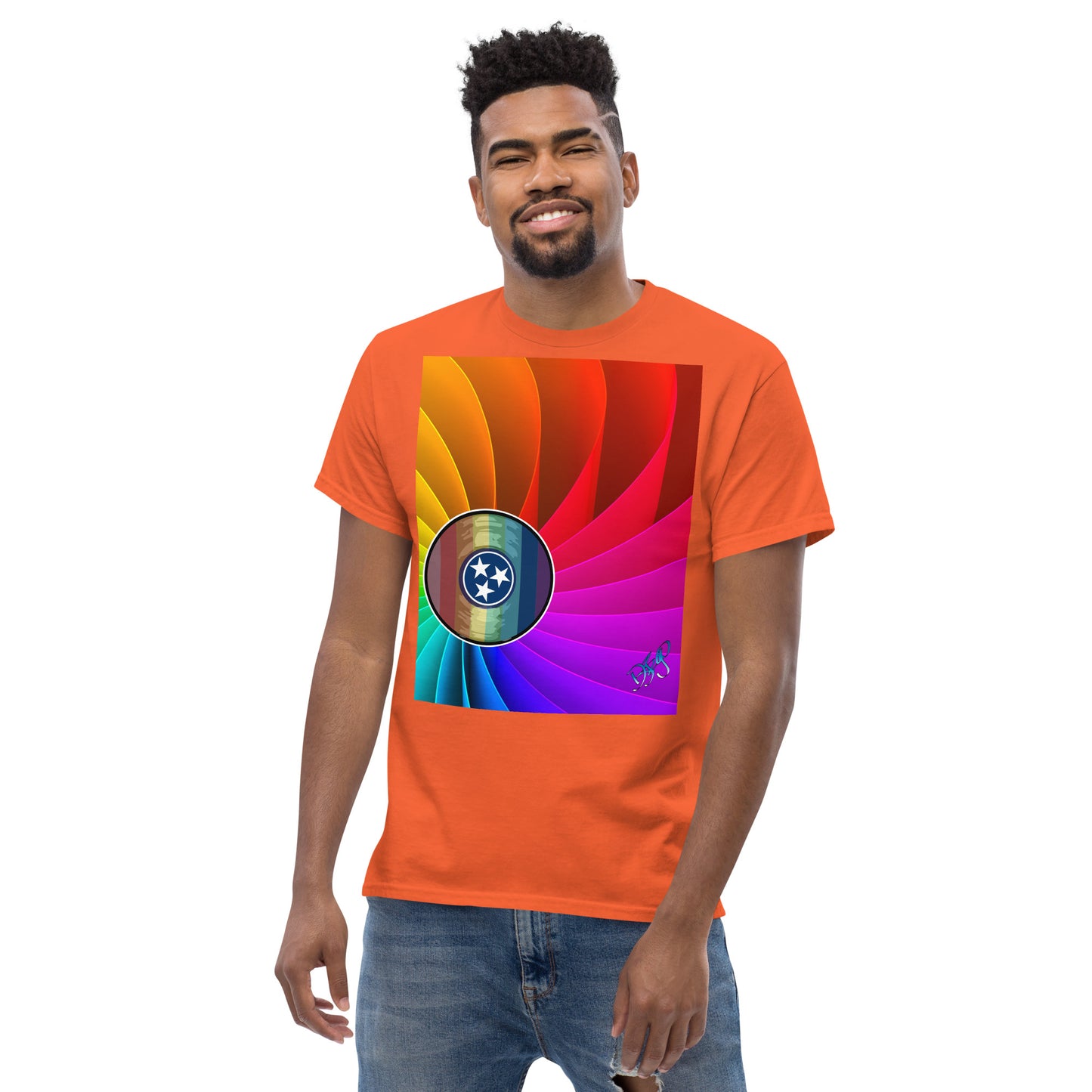 TN Pride Logarithmic Spiral Men's classic tee