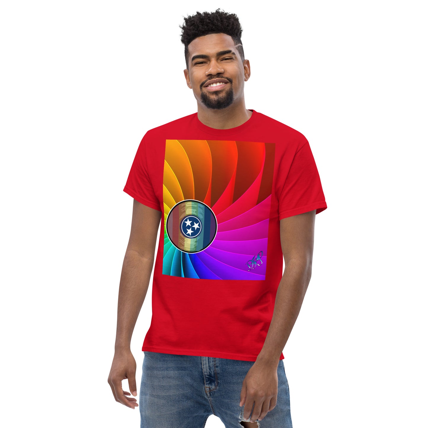 TN Pride Logarithmic Spiral Men's classic tee