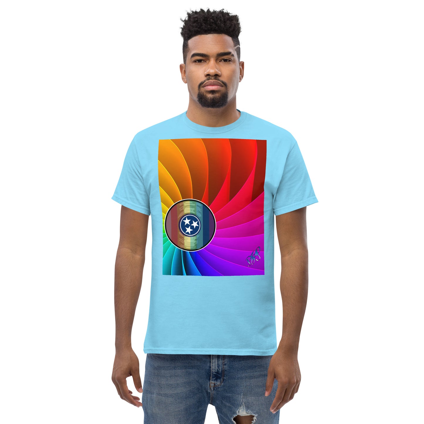 TN Pride Logarithmic Spiral Men's classic tee