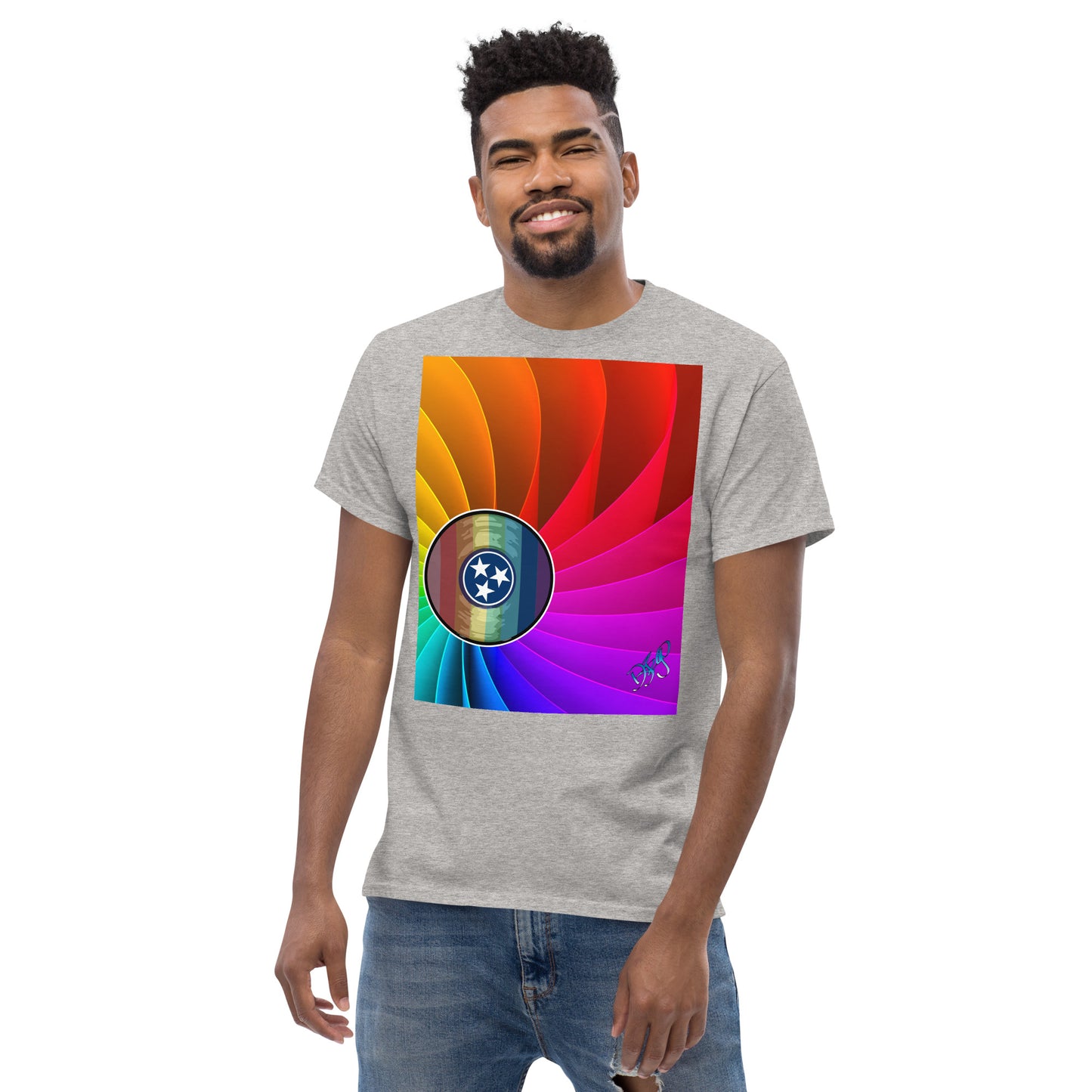 TN Pride Logarithmic Spiral Men's classic tee