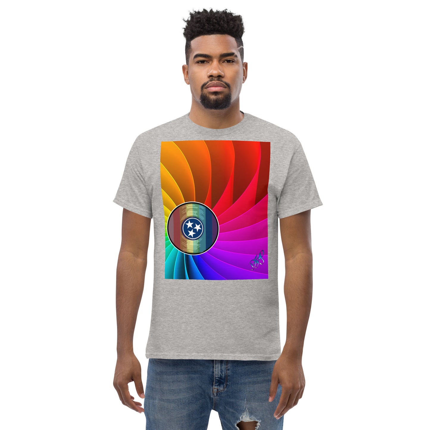 TN Pride Logarithmic Spiral Men's classic tee