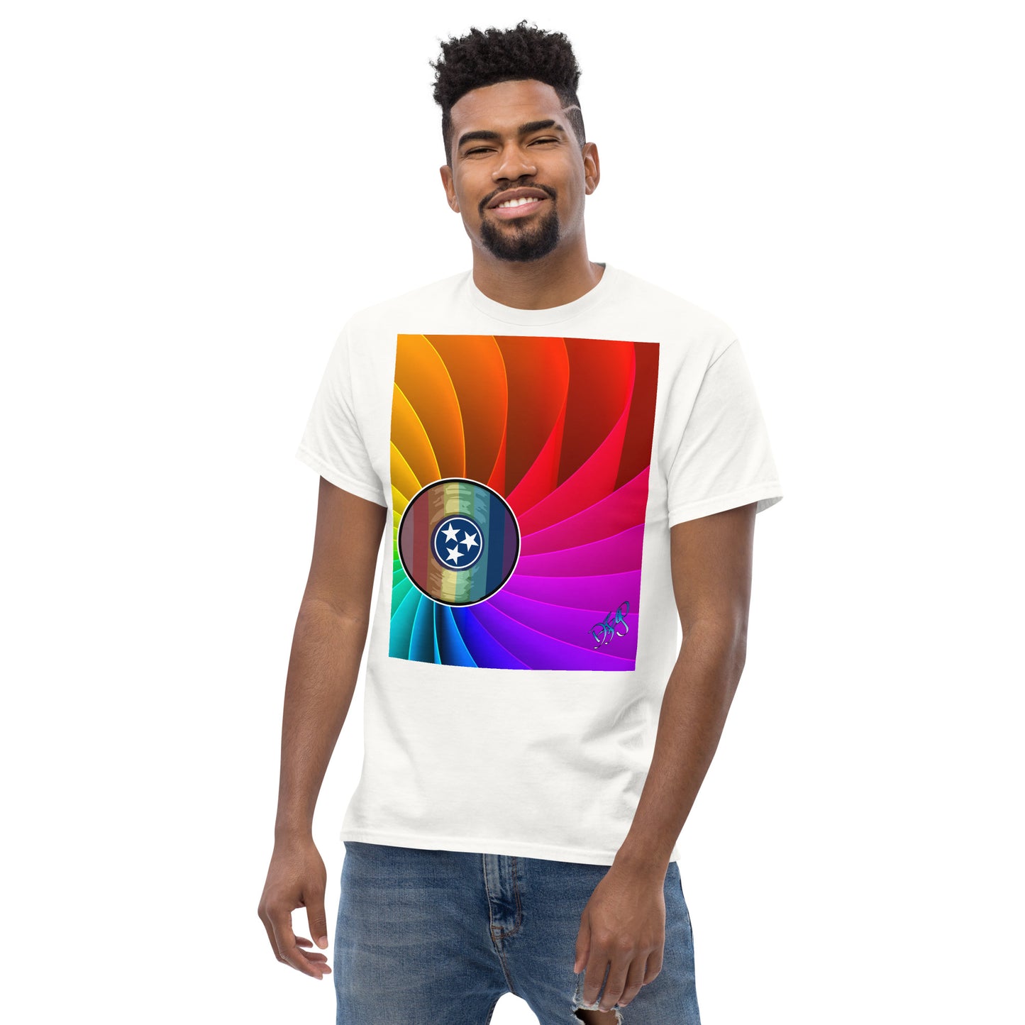 TN Pride Logarithmic Spiral Men's classic tee