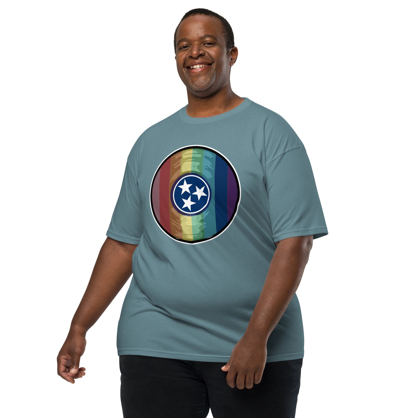 TN Vinyl Pride Men’s premium heavyweight tee