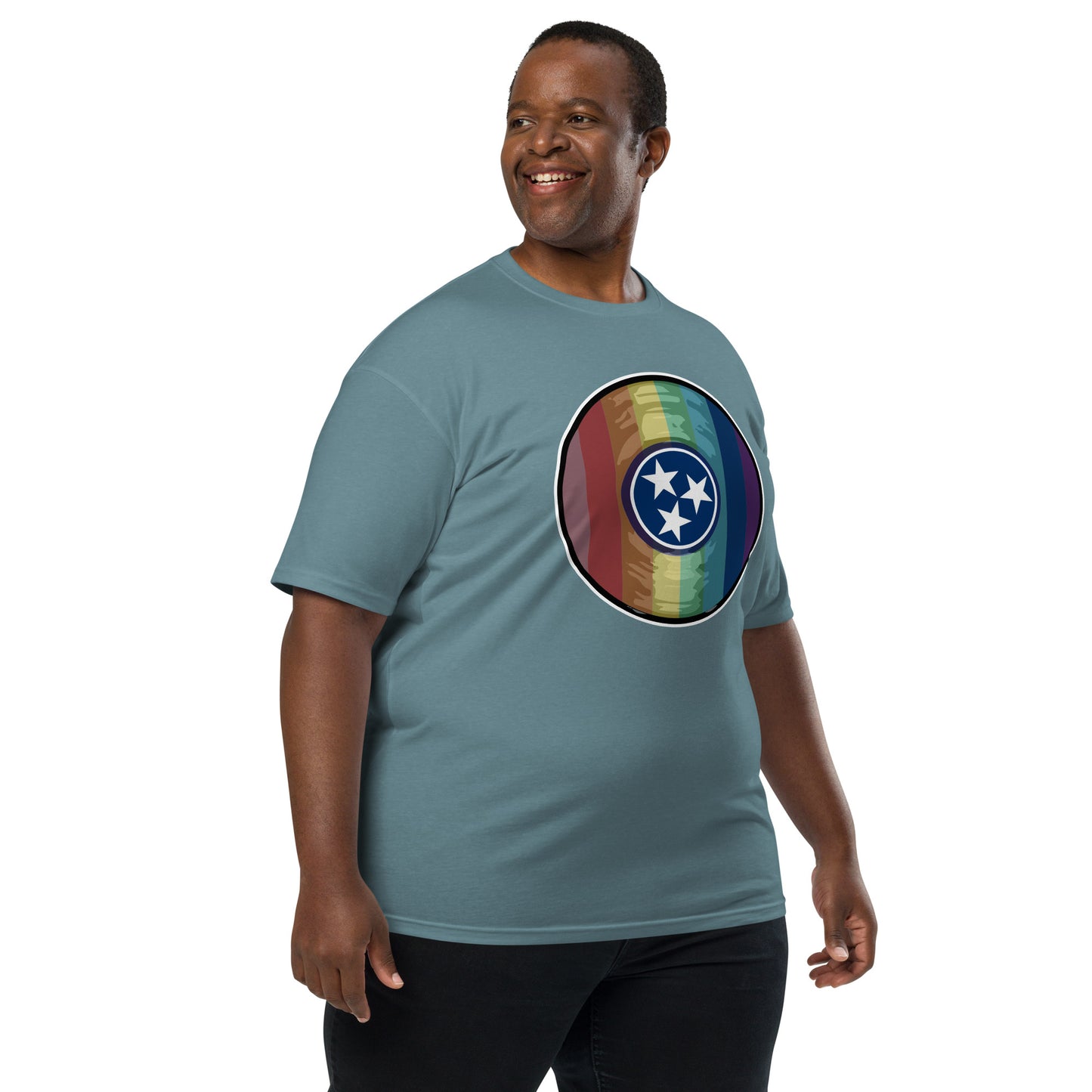 TN Vinyl Pride Men’s premium heavyweight tee