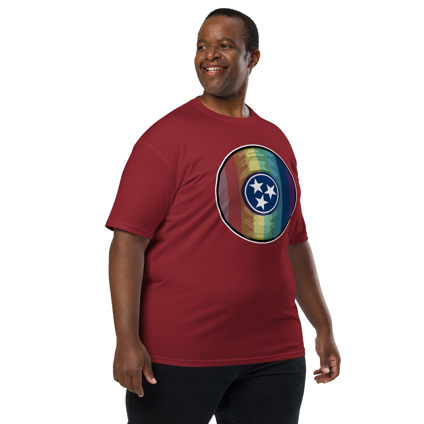 TN Vinyl Pride Men’s premium heavyweight tee