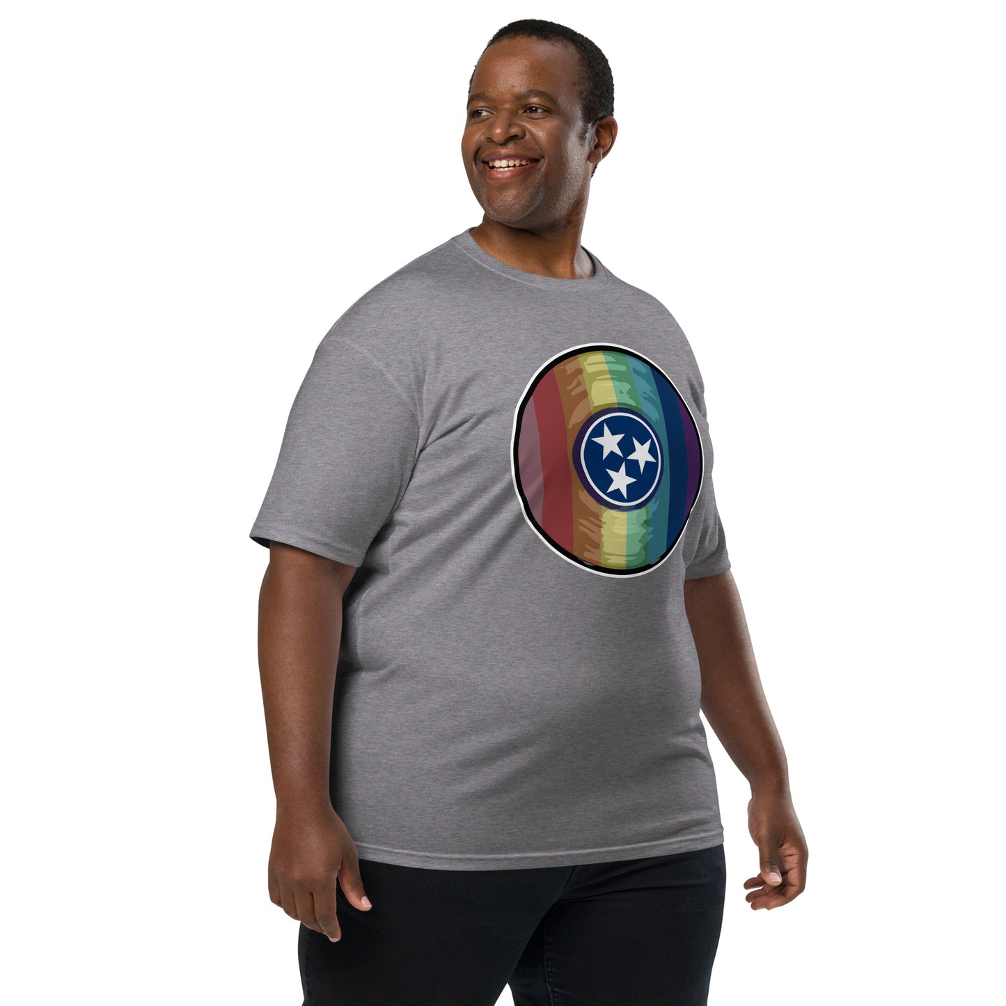 TN Vinyl Pride Men’s premium heavyweight tee