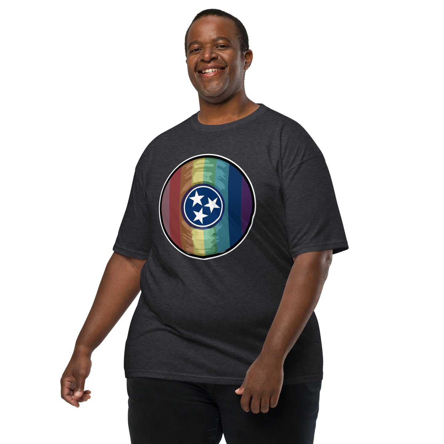 TN Vinyl Pride Men’s premium heavyweight tee