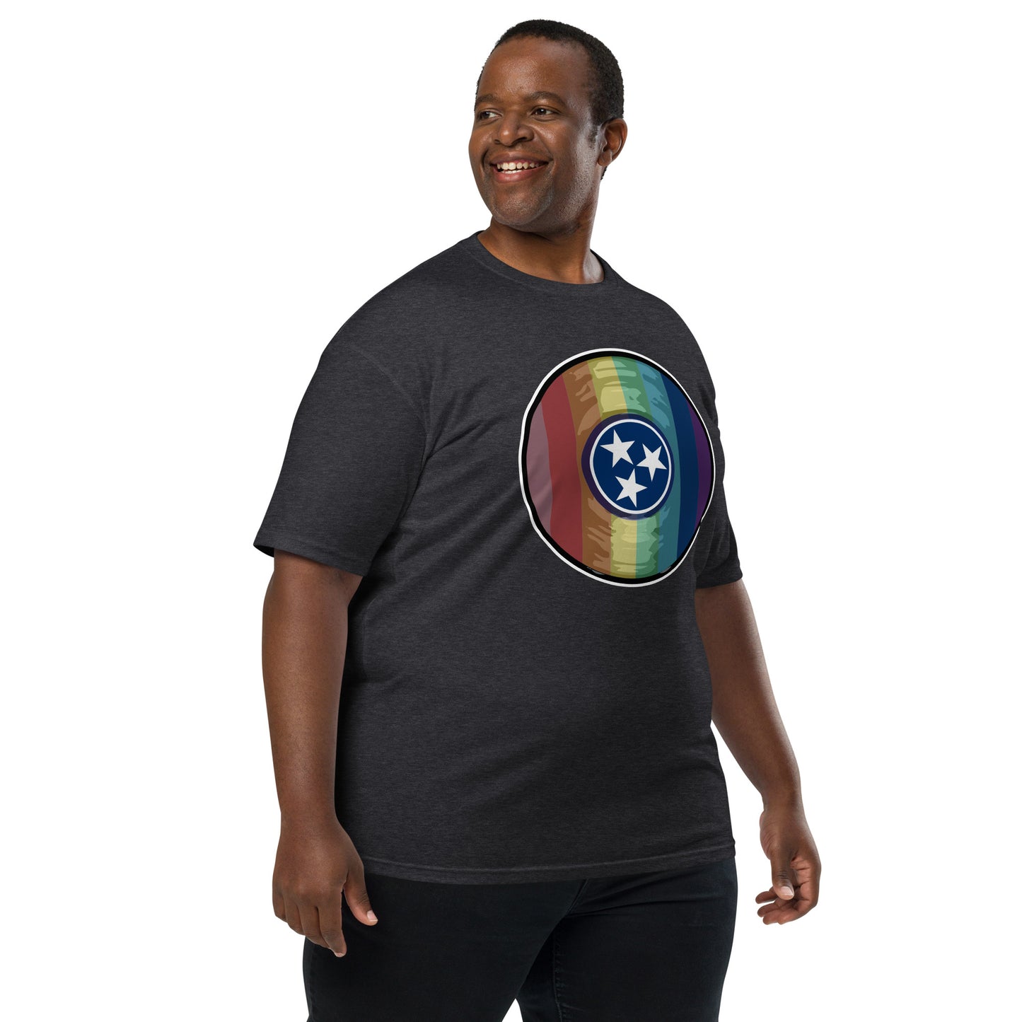 TN Vinyl Pride Men’s premium heavyweight tee