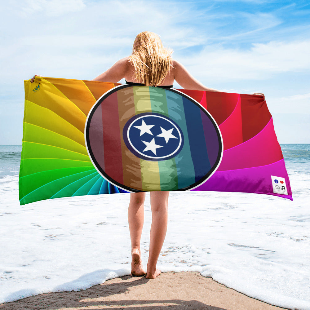 TN Pride Logarithmic Spiral Towel