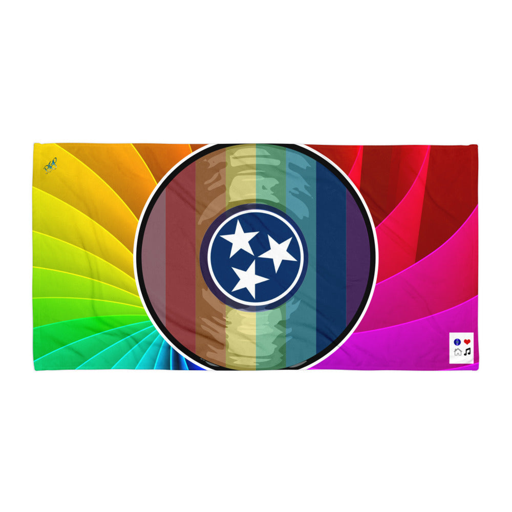 TN Pride Logarithmic Spiral Towel