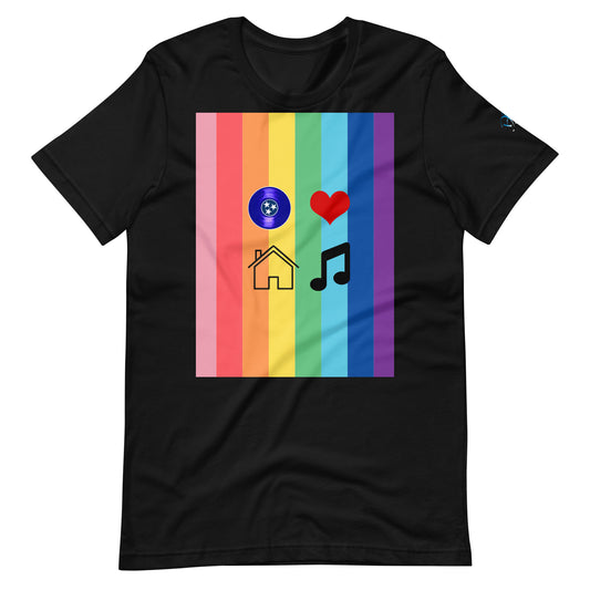 DjEgo TN Loves House Music Pride Unisex t-shirt